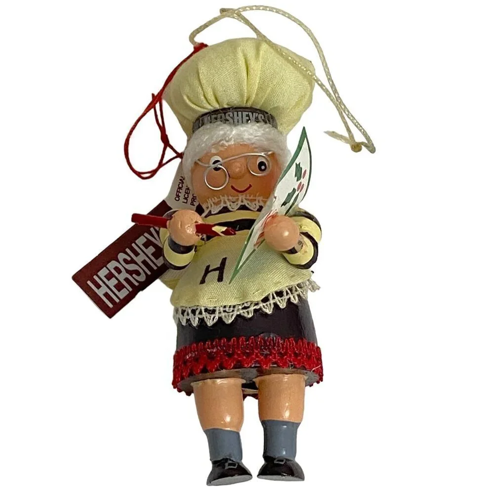 Hershey Christmas Ornament Kurt Adler Grandma Baker